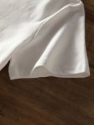 Baskılı Oversize Bisiklet Yaka T-shirt - Beyaz resmi